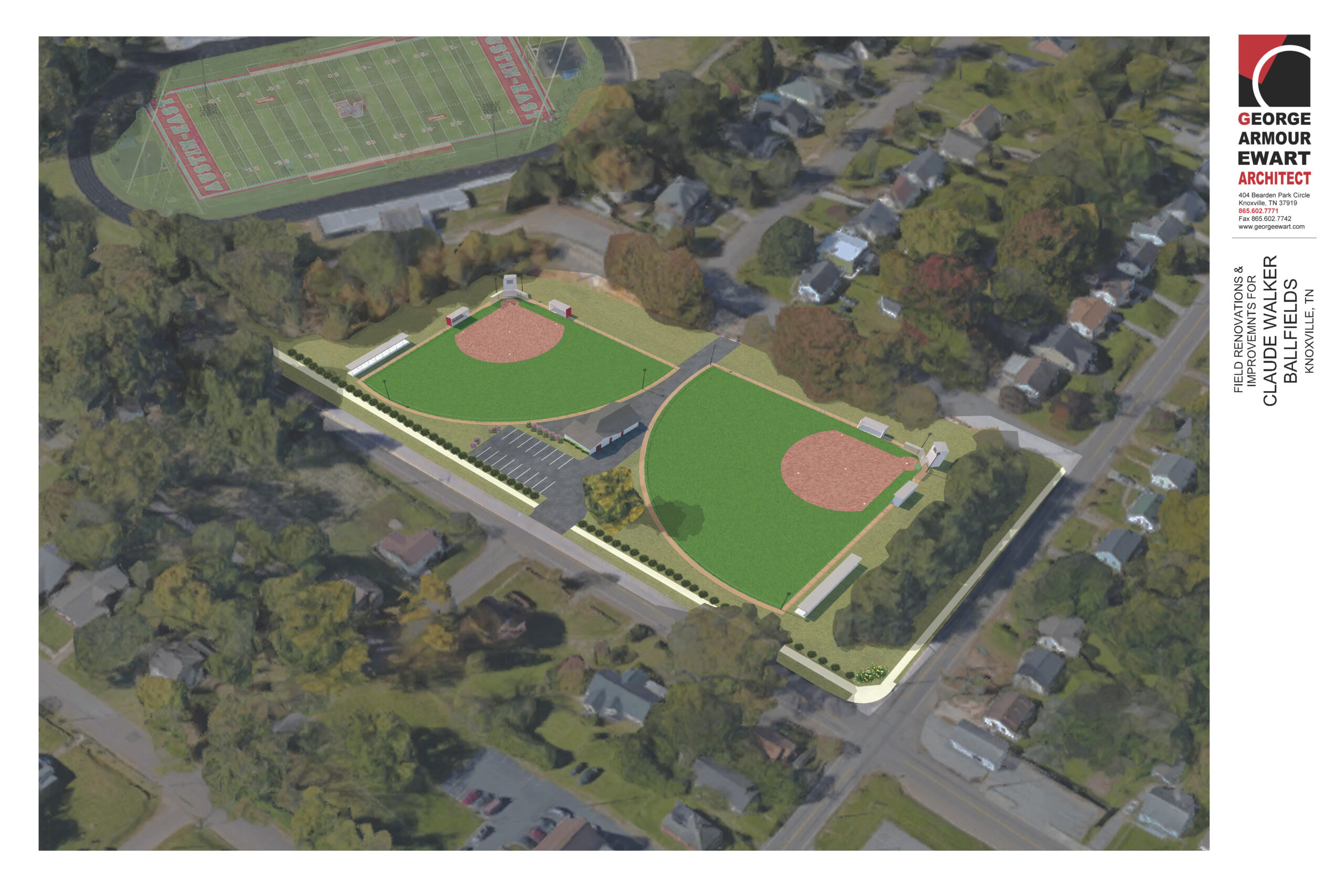 Featured image for “East Knoxville fields to get $1.6 million makeover at Claude Walker Park”